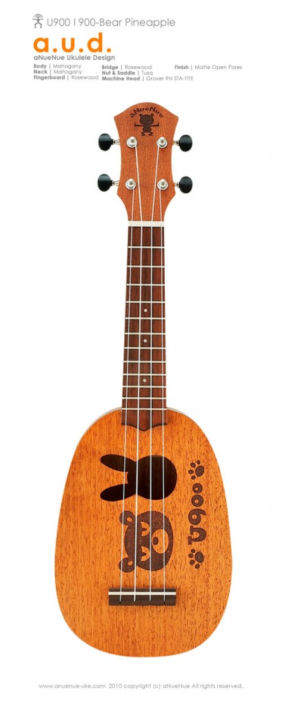 aNueNue U-900 Bear Pineapple Ukulele